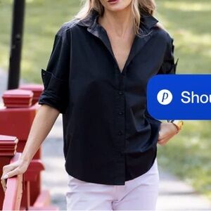 Julia Amory Carolyn Shirt – NWT – XS – Classic Black